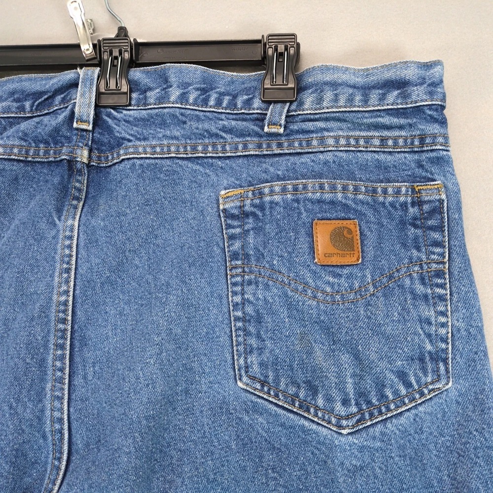 Carhartt Traditional Fit Jeans Mens 44x30" Workwear B280 PRW Rugged Outdoors Y2K - Picture 3 of 8